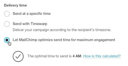 MailChimp: Send Time Optimization