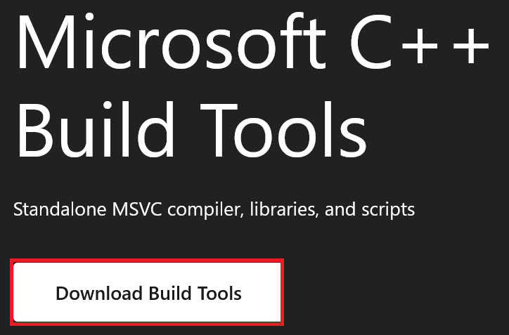 microsoft build tools download